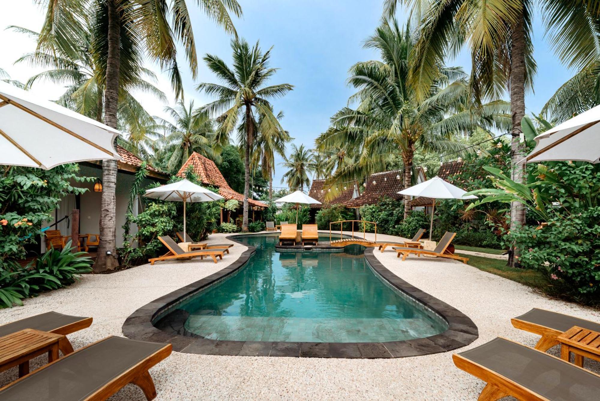 Coconut Garden Resort Gili Trawangan Luaran gambar